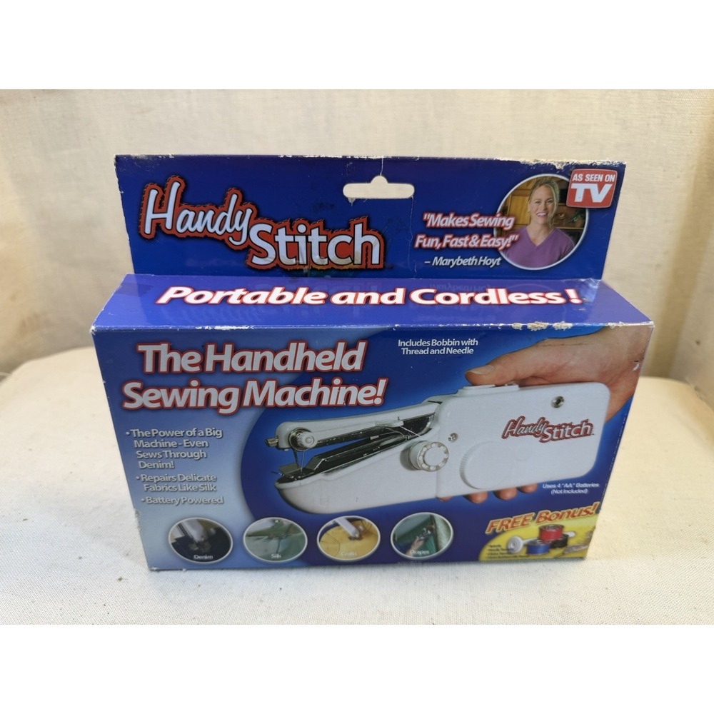 Handy Stitch Handheld Sewing Machine Portable Cordless‎ As Seen on TV New